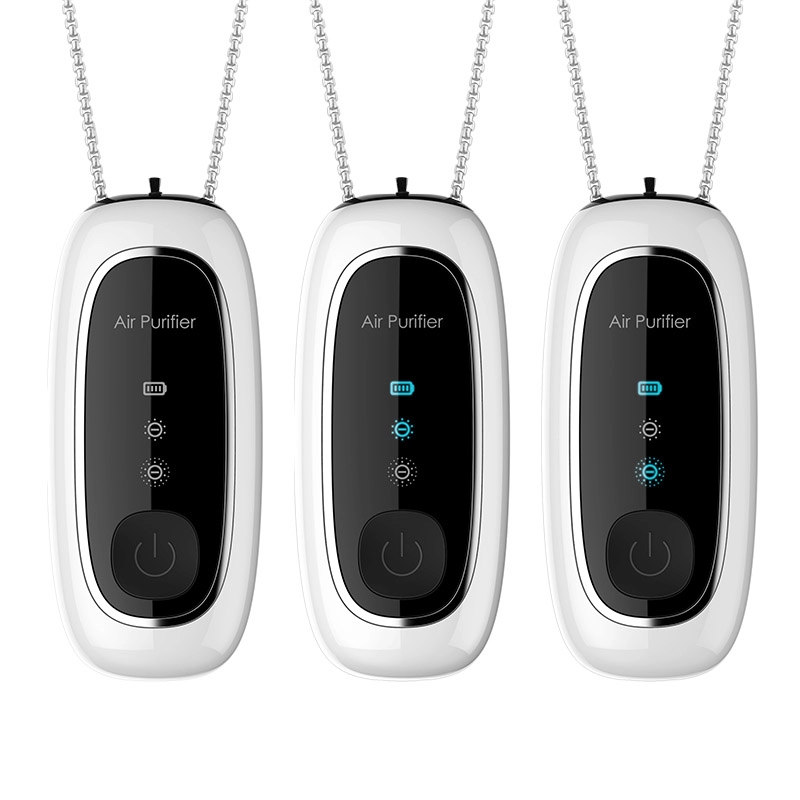 New Mini Portable Negative Ion Personal Wearable Necklace Air Purifier For Neck