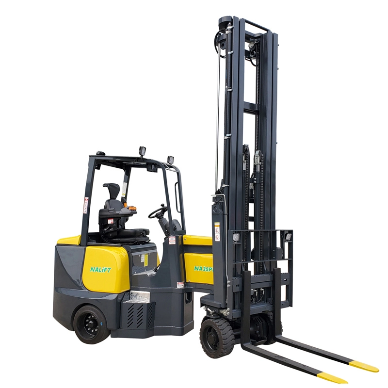 Ce approved 2.5t electric articulating forklifts