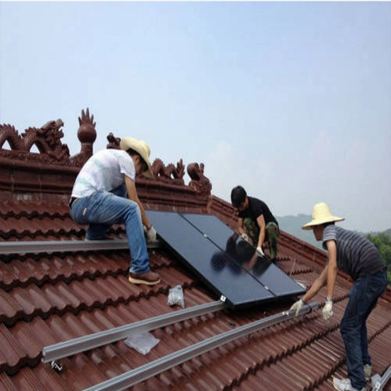 residential solar photovoltaic tile rooftop mount racking