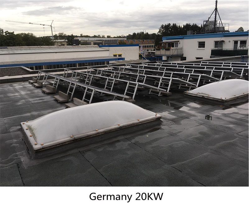 Solar pv racking roof project