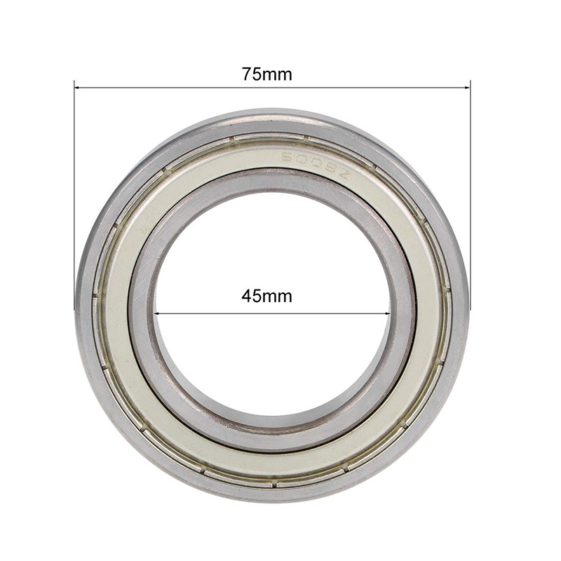 6009ZZ Deep Groove Ball Bearing, Single Row, Open, Pressed Steel Cage,high quality