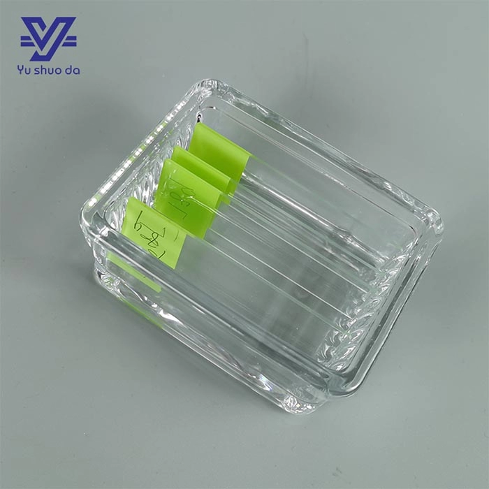 10 pieces professional glass slide staining jar