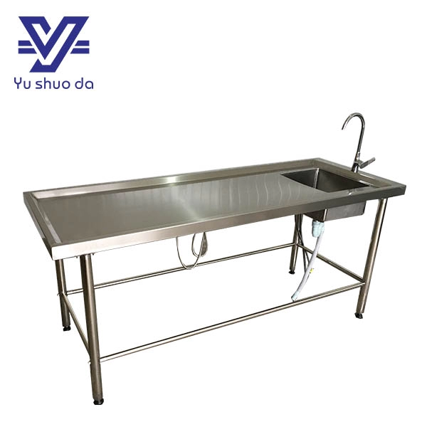 Simple Stainless steel 304 autopsy table