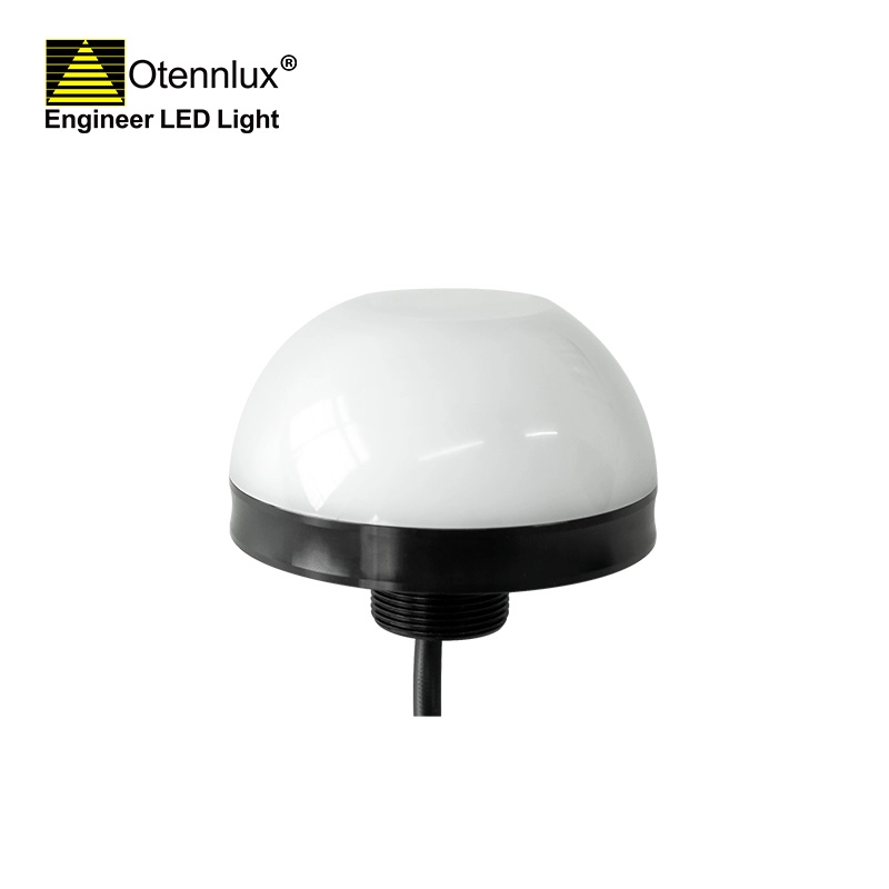 O90 IP69K 24v 90mm machine led dome indicator signal light