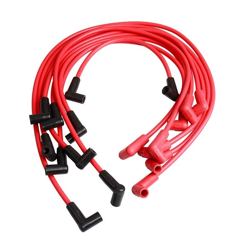 8mm ​Professinal Spark Plug Wire Set with 90 Degrees Silicone Boots