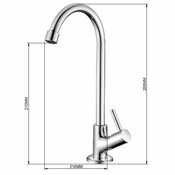 Single Handle Cold Water Kitchen Tap