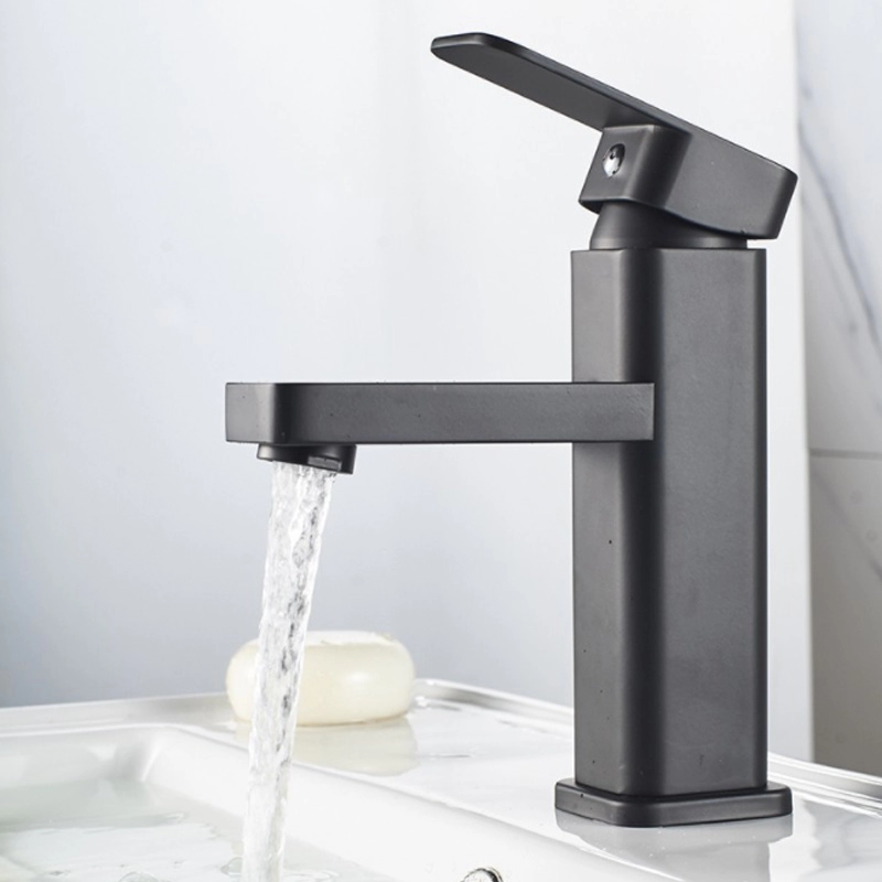 Bathroom Stainless Steel Cold Hot Basin Faucet Mixer Tap