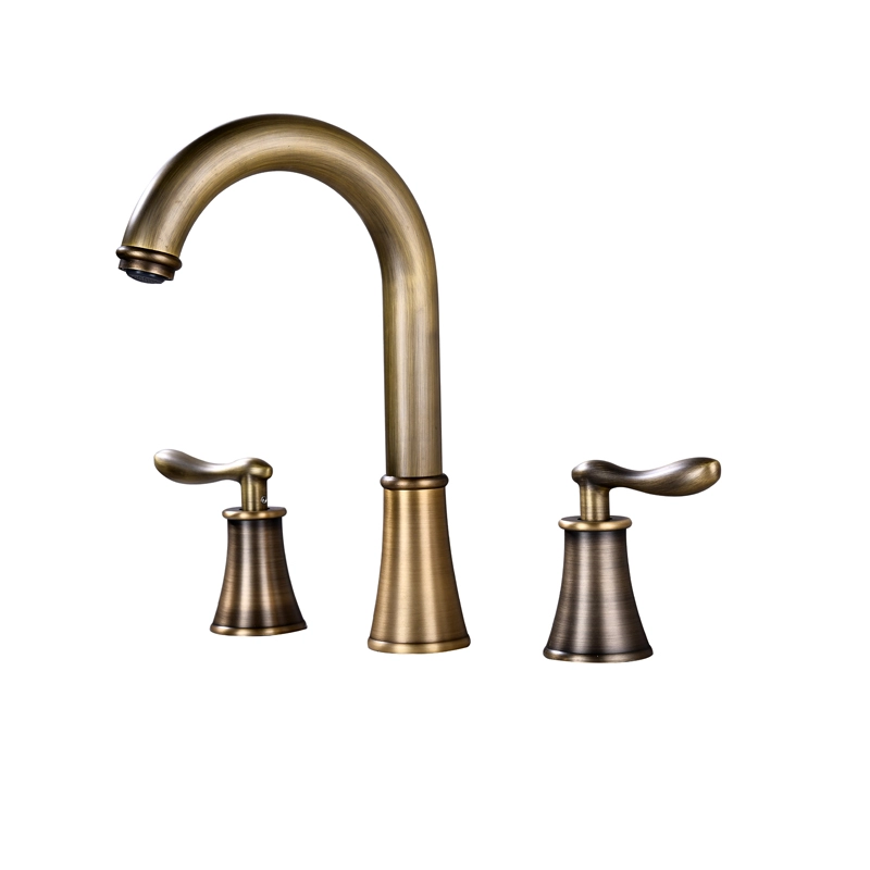 Bronze Hot Cold Concealed Basin Faucet