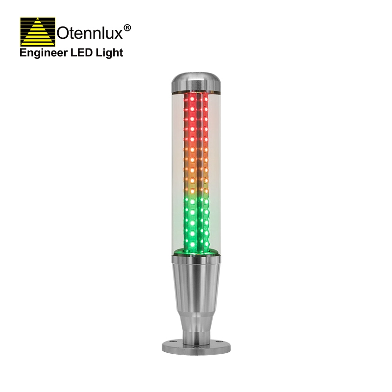 OMI1-301 24v industrial Straight base 3 colors LED signal stack Tower Light for cnc machine