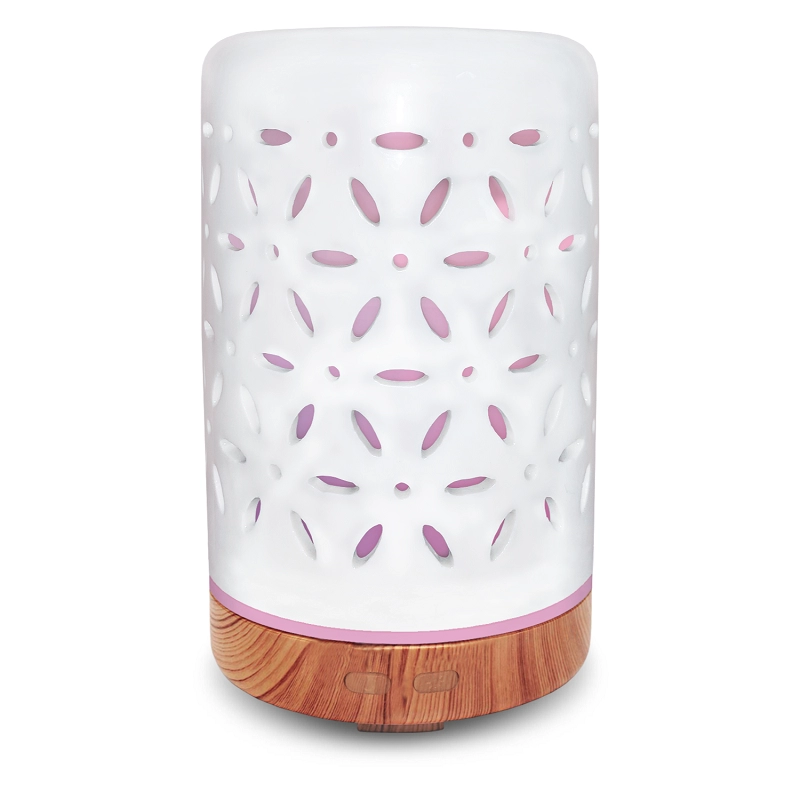 Hollowed-out Ceramic Cover Essential Oil Diffuser 120ml