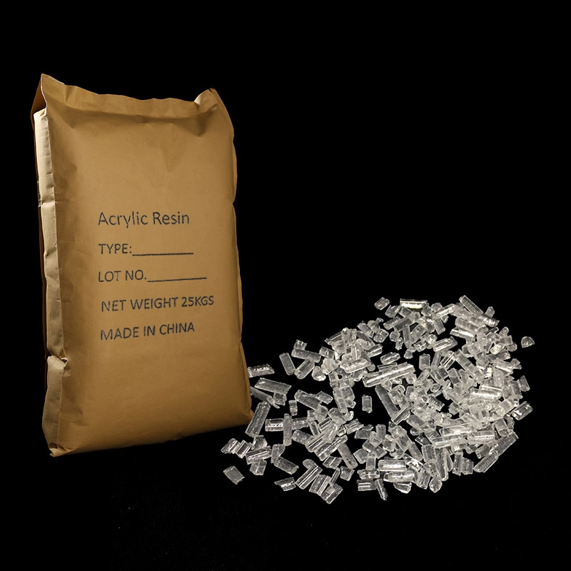 Solid water-based acrylic resin for printing ink