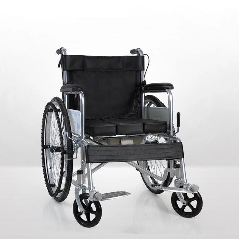 Manual Lightweight Medical Folding Wheel Chair With Toilet
