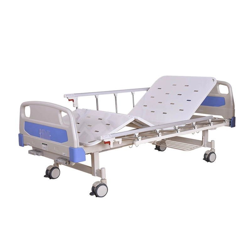 HC-B011 High Quality Luxury 2 Crank 2 Function Manual Hospital Bed For Patient
