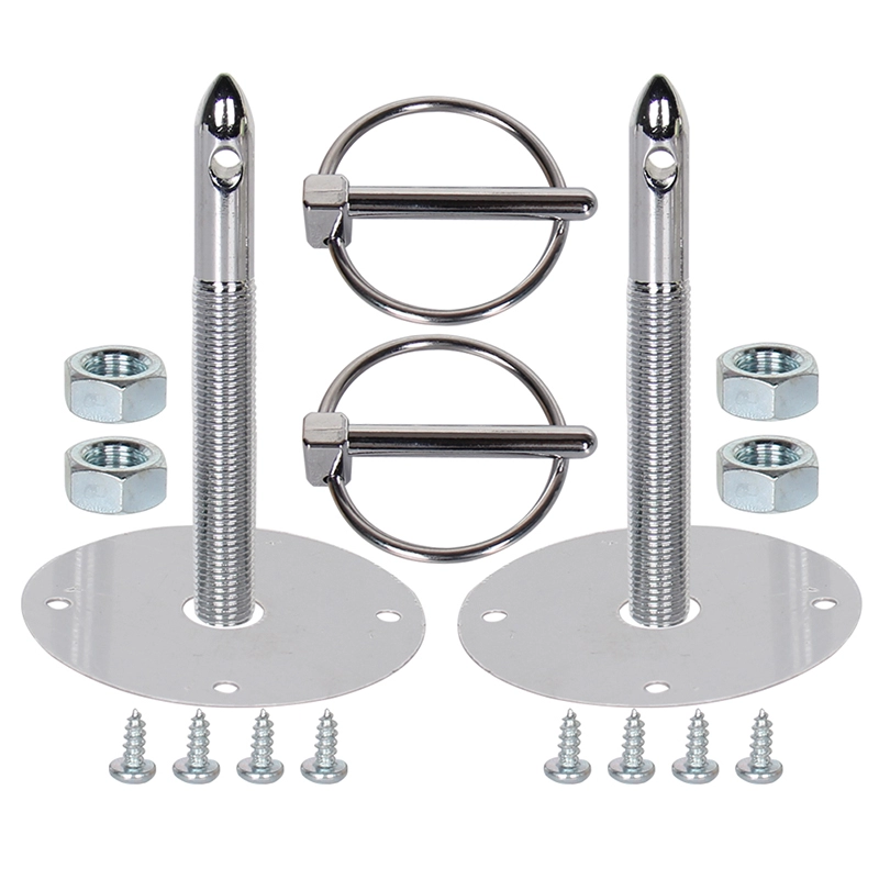 4 Inch Universal Hood and Deck Pins Kit for Car