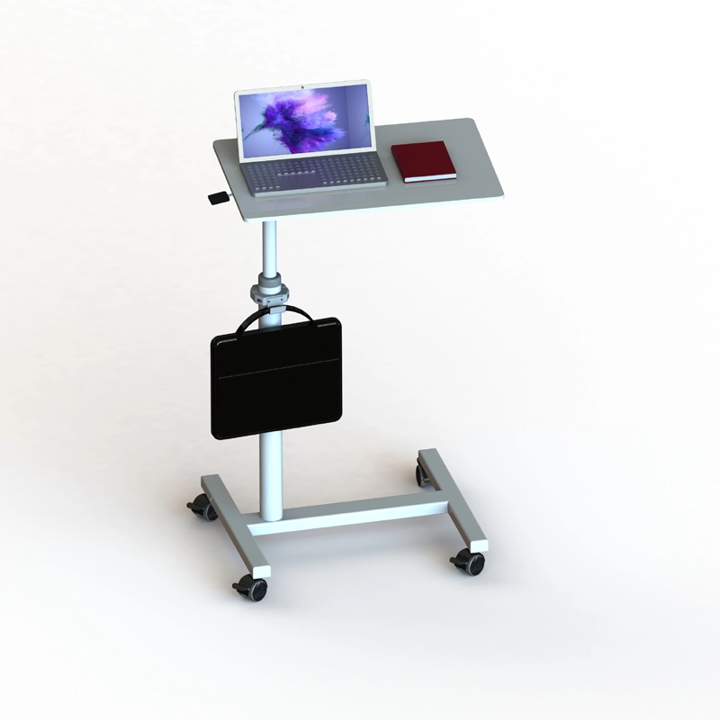 Adjustable medical folding Medical Mobile Dining Table For Hospital