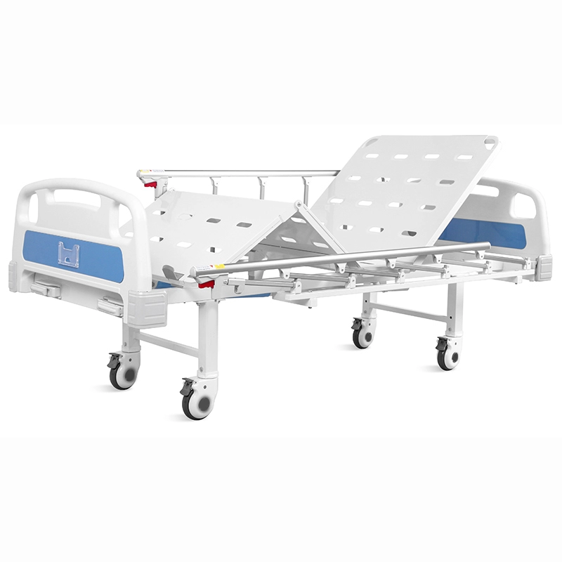 HC-B006 2 Cranks 2 Functions Manual Metal Nursing Hospital Bed