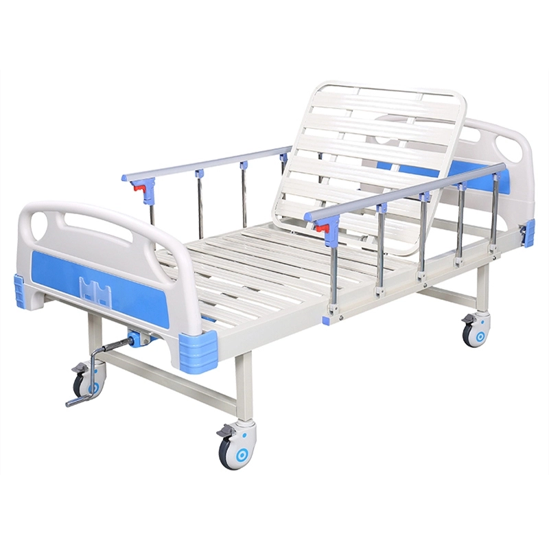 Single Crank Mechanical Hospital Beds for Medical Use