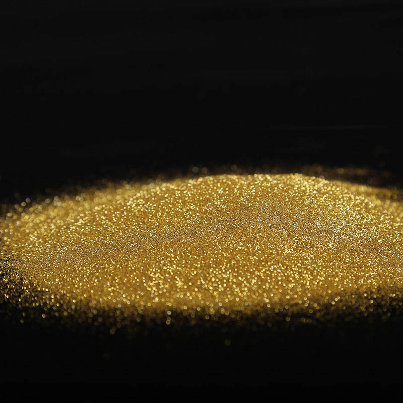 Free bisphenol-A eco-friendly gold glitter powder