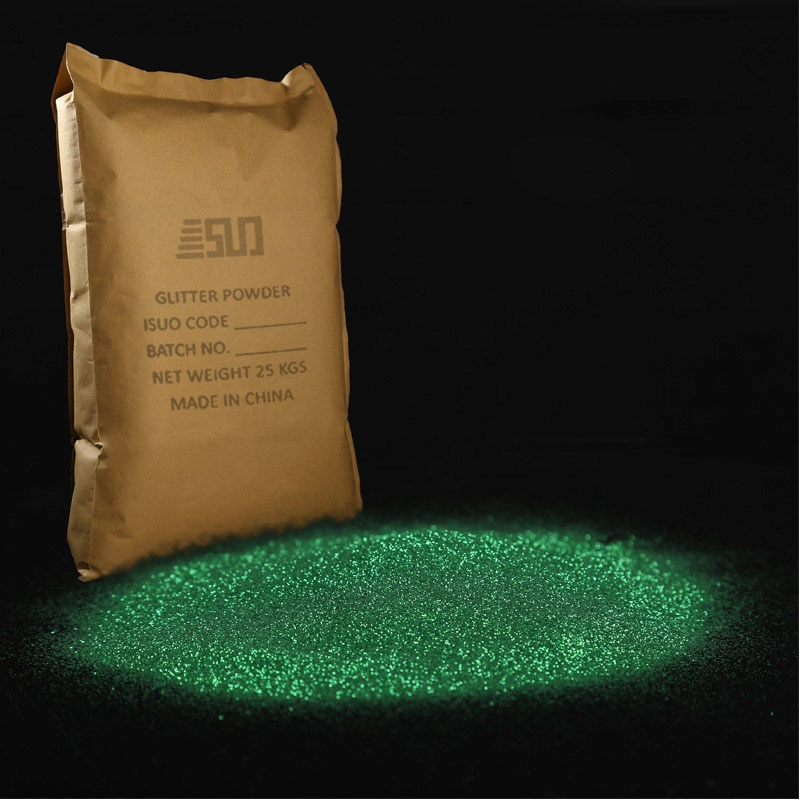 Solvent Resistant Green Bulk Polyester Glitter