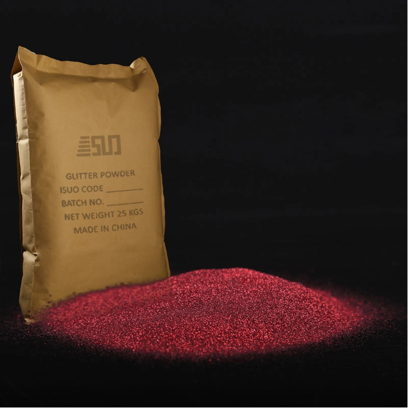 Wholesale Ruby red free BPA glitter pigment factory