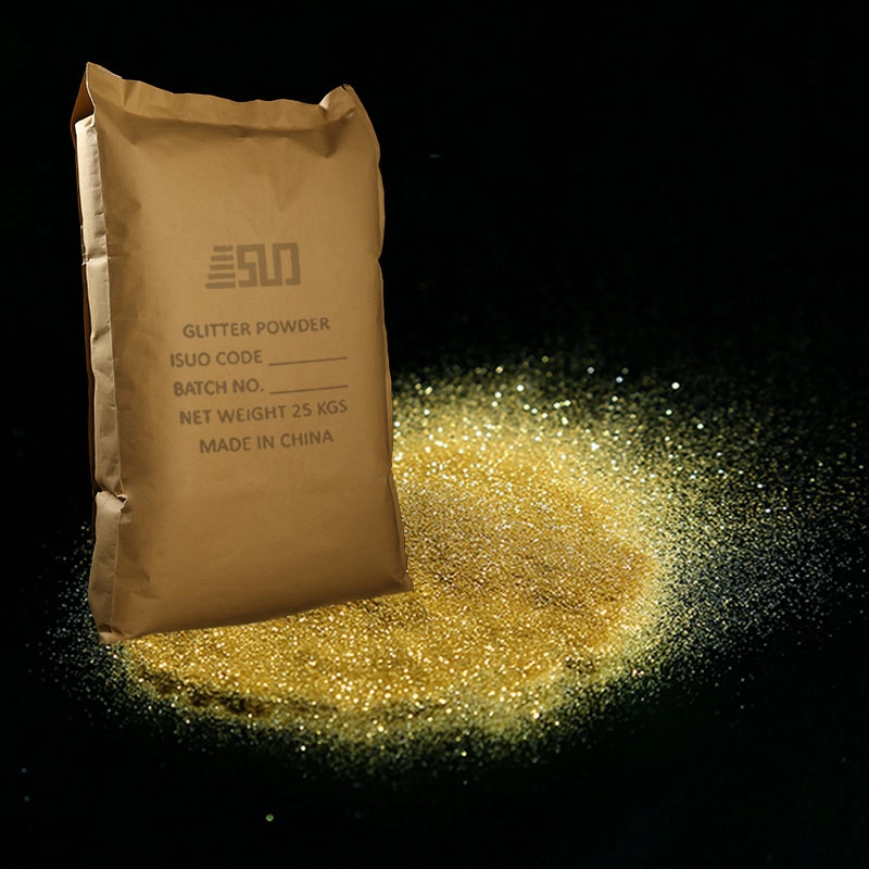 SGS certified industrial non-toxic rose gold glitter powder