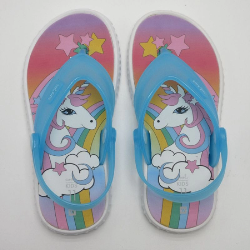 Kids Cute cartoon Unicorn pattern sandal