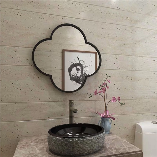 Plum Blossom Metal Bathroom Vanity Mirror