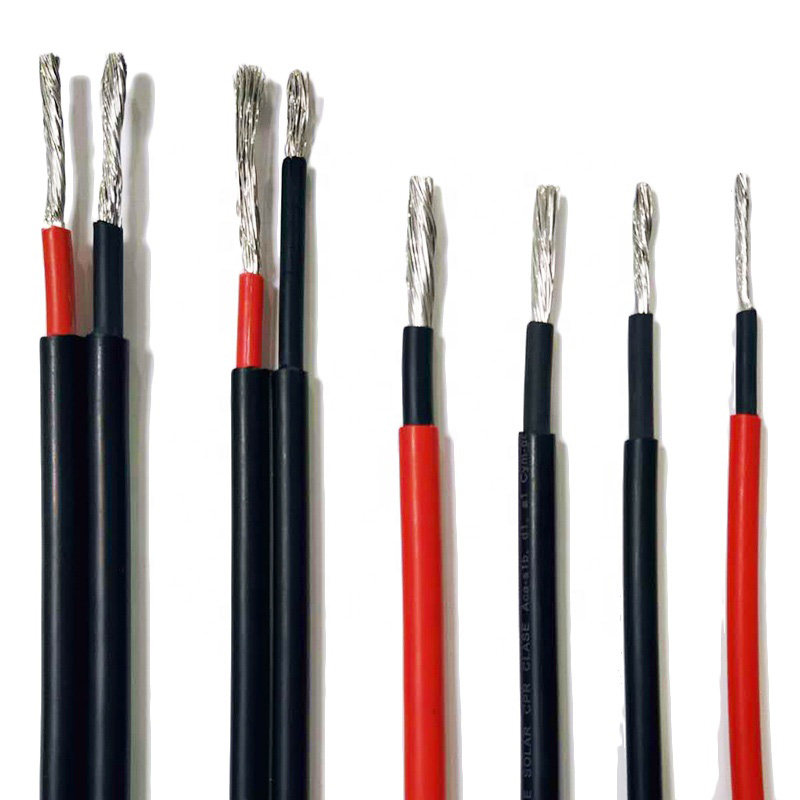 UV Resistant 50A High current Two Cores PV Cables