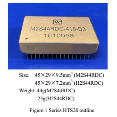 Synchro to Digital Converters or Resolver to Digital Converters 2S44RDC/SDC Series Two-channel