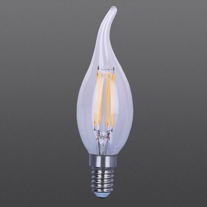 LED filament candle bulb 4W