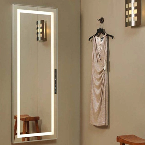 Wall mounted LED full length body mirror