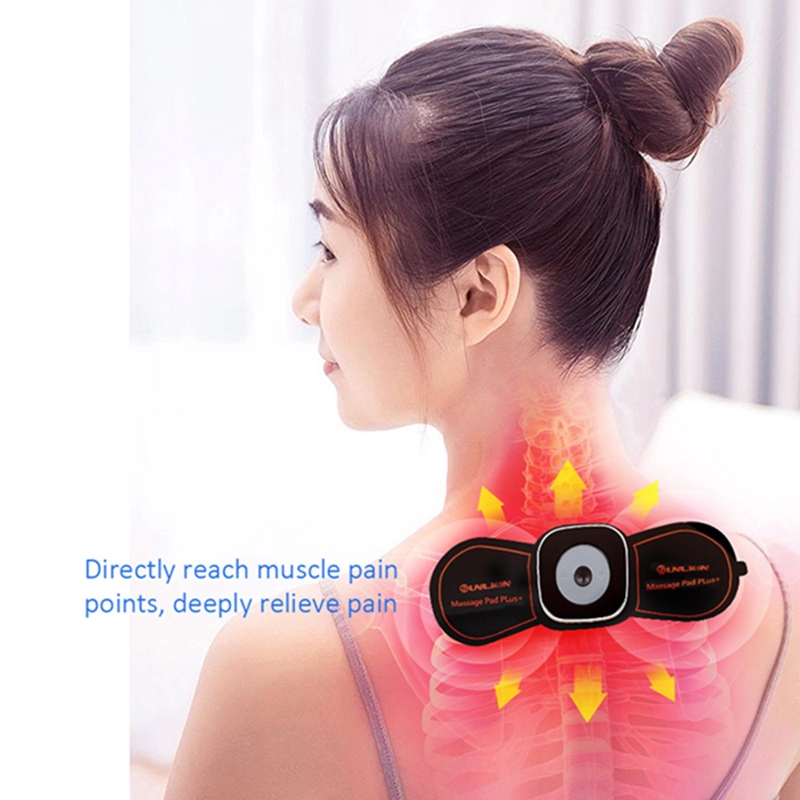 Mini medium frequnency electrical muscle stimulation ems deep tissue neck massager