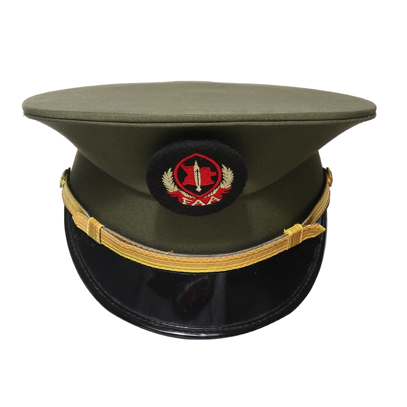 Military uniform suit peaked officer cap