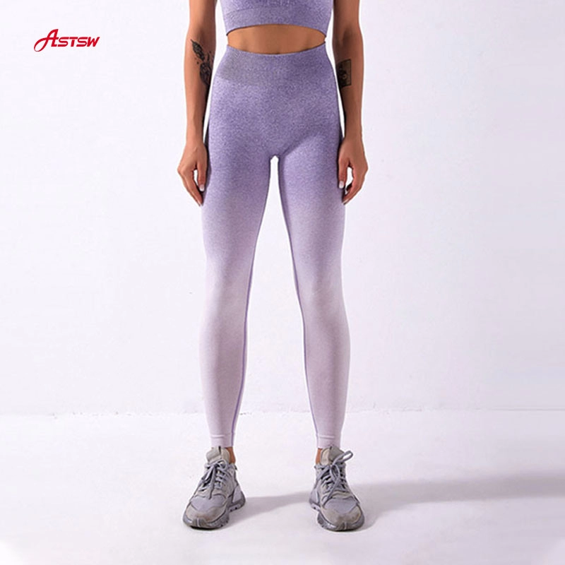 Seamless High Waisted Ombre Leggings