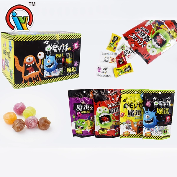 Fruity taste hard candy sour candy