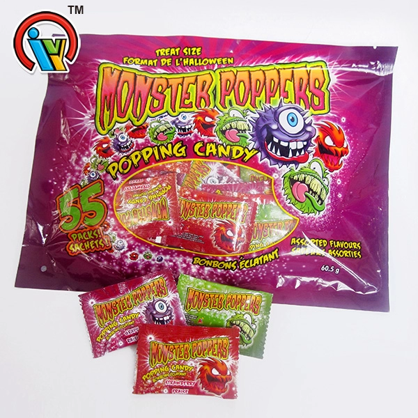 Monster magic popping sweet candy fruit flavors