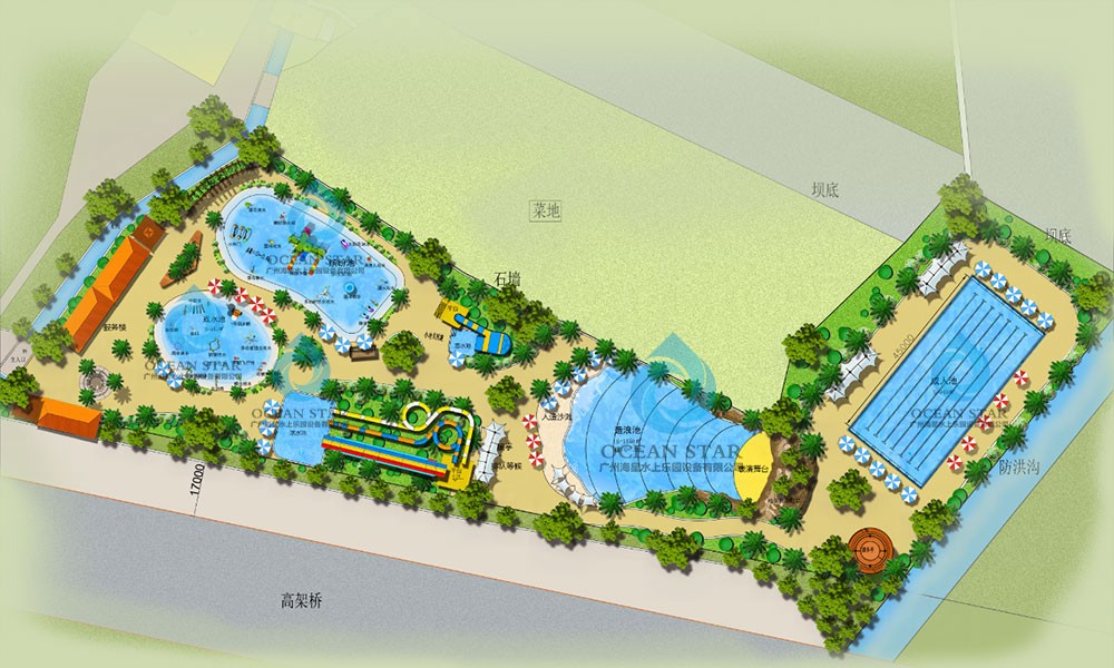 Outdoor water park design program