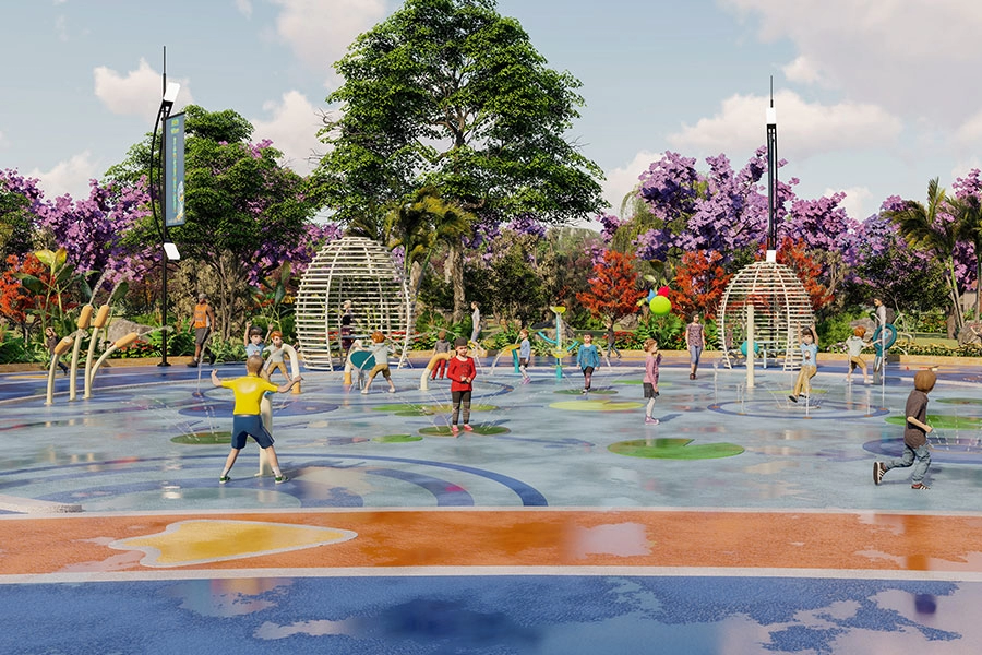 Spray Playground Water Park