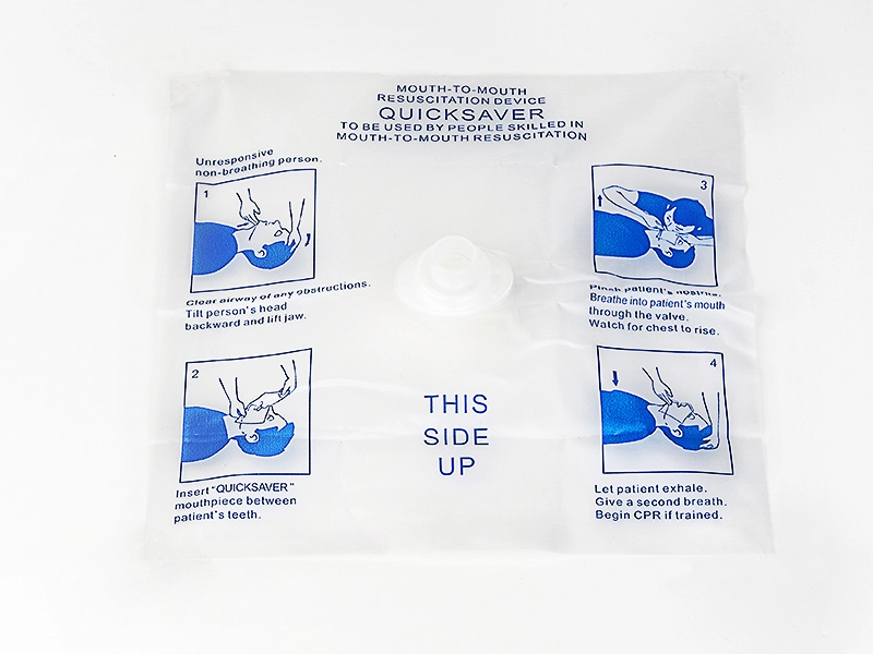 Disposable CPR Mouth to Mouth Face Shield