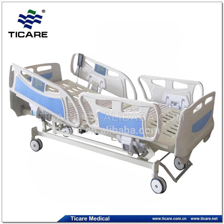 Five Function stainless steel Electric ICU ward nursing bed