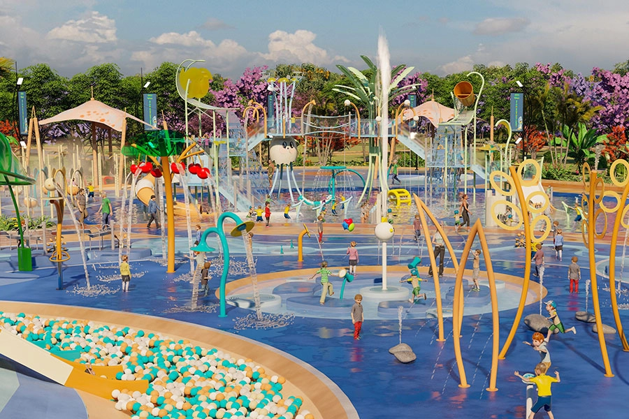Home Best The Water Splash Pad Parks For Sale