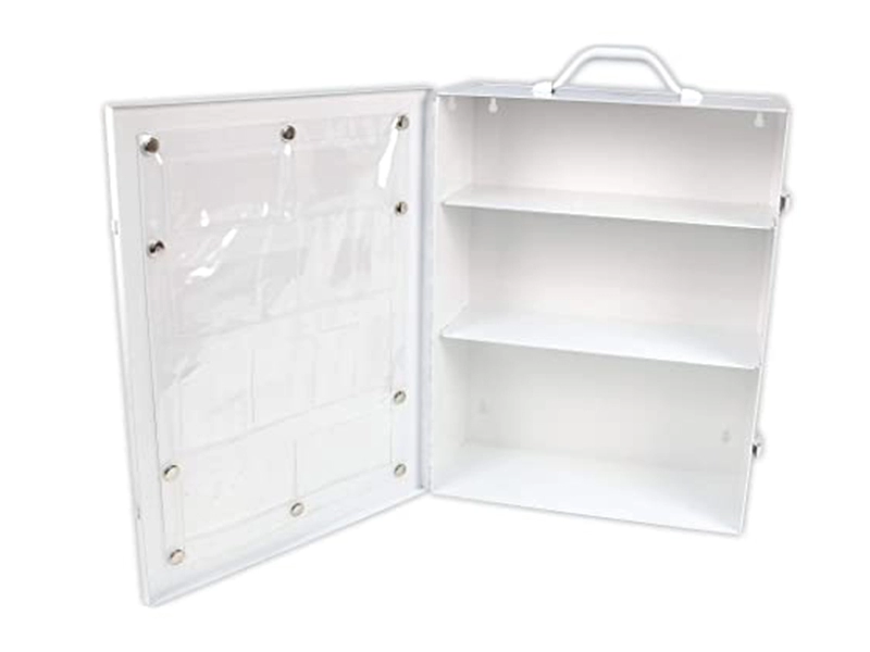 3 Shelves Metal First Aid Storage Cabinet