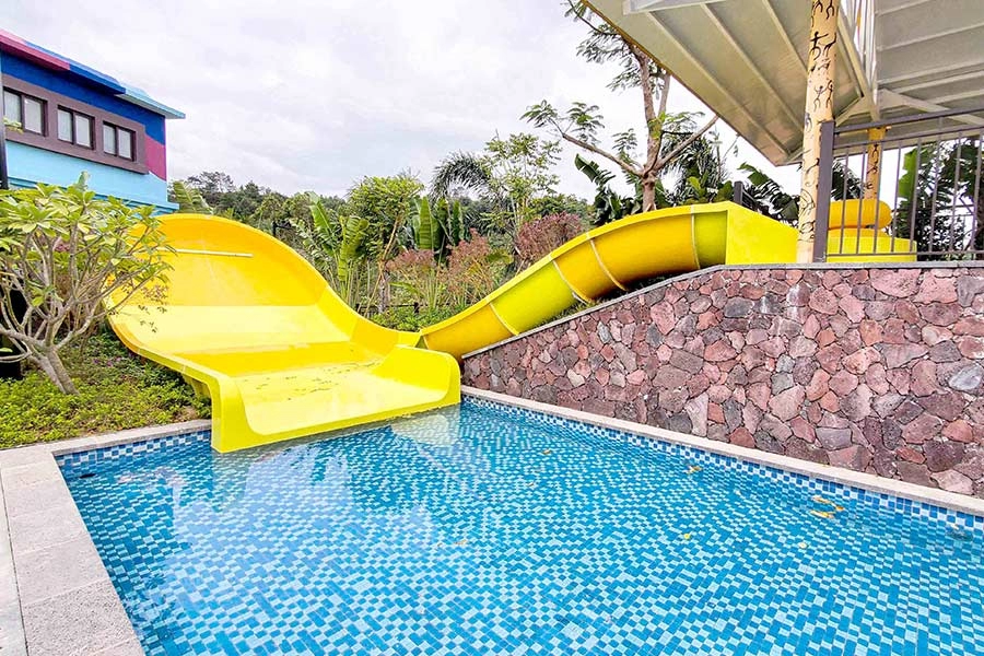 Outdoor Hotel Large Equipment Water Park Slide