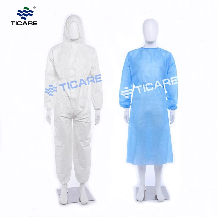 Disposable PP protective waterproof isolation gowns