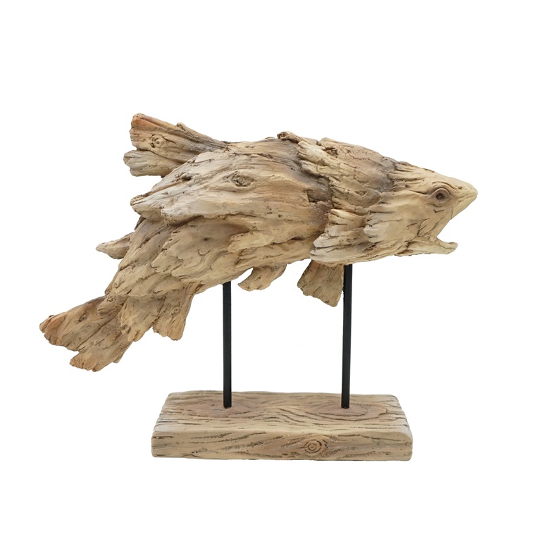 driftwood fish sculpture