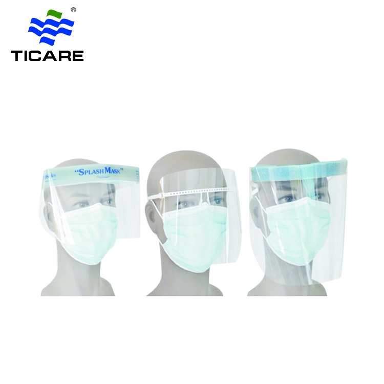 Medical anti-fog PET Plastic Full Protective Face Shield