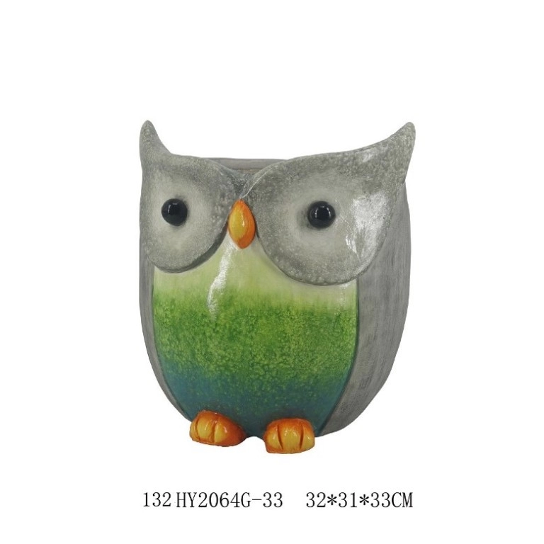 Garden MGO owl Flower pot