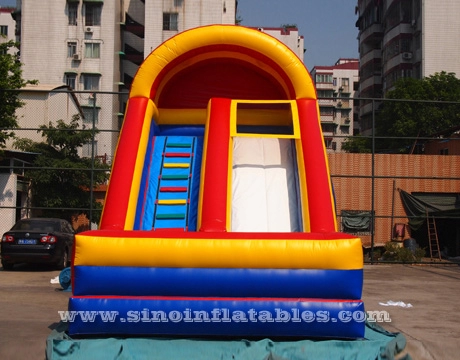 25x13 commercial classical kids inflatable rainbow slide for indoor parties