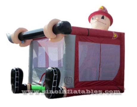 Pop commercial fireman inflatable combo for sale from Sino inflatables