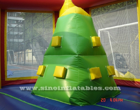 Kids colorful inflatable bouncer with slide on sale from Sino Inflatable